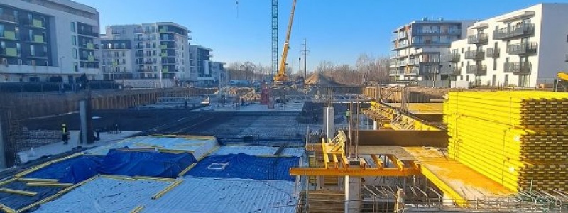 Realizacja konstrukcji żelbetowej budynku mieszkalnego Łódź ul. Traktorowa